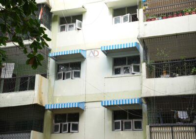 Rust-proof aluminium awning shade for balcony and window by Amudha Decors