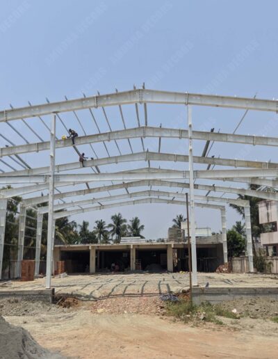 Steel structure erection work for commercial building Tambaram