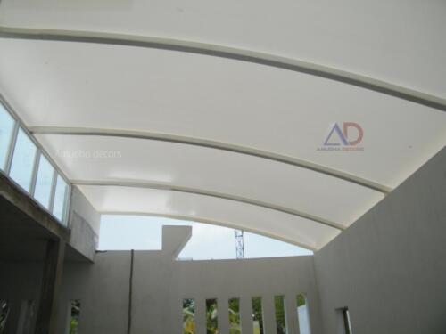 Tensile roofing sheet