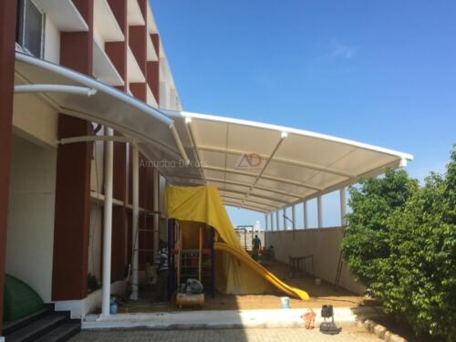 Tensile roofing sheet